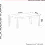 Hanah Home Mesa de Comedor Veyron - Travertino, Sandstone